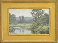 Summers Rest by Bernard Corey, Oil on Masonite, sold Feb 2016