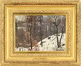 John Joseph Enneking, Warm Winter Day, Oil on board