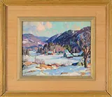 Aldro Thompson Hibbard, Winter Vermont Landscape