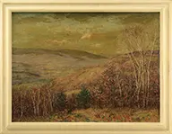 Carroll Brown, Autumn Landscape, Oil on canvas