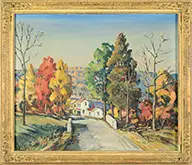 Point Pleasant by Walter Emerson Baum, Oil on canvas, sold Feb 2016