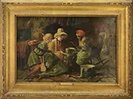 The Magic Water by Harry Roseland, Oil on canvas, sold Feb 2016