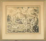 Paul Cézanne, The Large Bathers, Lithograph in colors