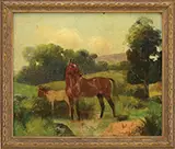 Nicholas Winfield Scott Leighton, Six Oil Paintings, Six oils on canvas