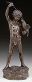 Antoine Bofill, Boy with Bird on Arm, Bronze