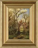 Robert M. Decker, Autumn in the Adirondacks, Oil on canvas