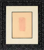 Pre-Columbian Figure by Rufino Tamayo, Watercolor and pencil, sold Feb 2016