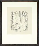 Two Figures by Carlos Mérida, Lithograph, sold Feb 2016