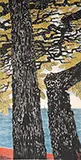Yan Bojiang, Big Tree, Ink and color on paper