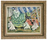 Circus by Waldo Peirce, Oil on canvas, sold Aug 2015
