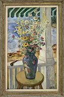 Waldo Peirce, Field Flowers by the Sea, Oil on canvas