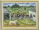 Waldo Peirce, The Mortland Dairy Farm, Oil on canvas