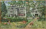 Waldo Peirce, Maine Homestead, Searsport, Oil on canvas