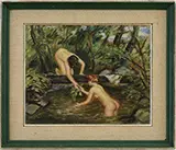 Waldo Peirce, Brook Bathers, Oil on canvas
