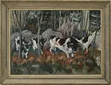 Waldo Peirce, Bull in Springtime, Oil on canvas
