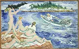 Waldo Peirce, Sirens of Searsport, Oil on canvas