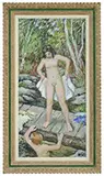 Waldo Peirce, The Little Bridge with Bathers, Oil on canvas
