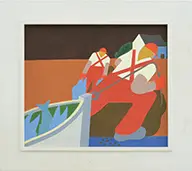 George Anderson, Hauling the Skiff, Oil on canvas