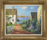 Wayne Morrell, Seaside Residence, Oil on board