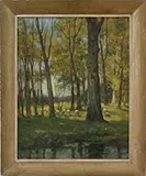 Charles P. Gruppé, Sheep at Edge of Wood