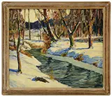 William Lester Stevens, Stream in Winter
