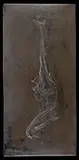 Kahlil George Gibran, Hanging Man, Bronze plaque