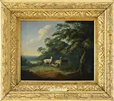 Arthur Fitzwilliam Tait, Small Group of Deer Including an Albino Stag