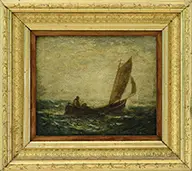Albert Pinkham Ryder, Toilers of the Sea, Oil on canvas