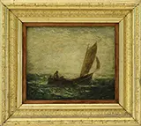 Albert Pinkham Ryder, Toilers of the Sea, Oil on canvas