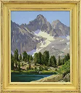 Craig Mitchell, Summit Lake Vista, Oil on canvas