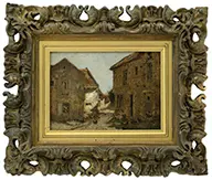 Eleve De Corot by Alexandre Defaux, Oil on board, sold Aug 2015