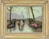 Andre Gisson, Paris Street Scene