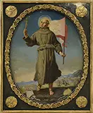 Unsigned, Saint John of Capistrano During the Battle of Belgrade, Oil on copper