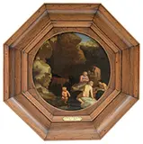 Cornelis van Poelenburgh, The Bathers, Oil on mahogany panel