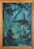 Romeo Tabuena, Men with Carabaos (Water Buffalo)