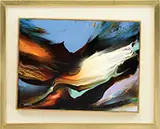 Fuego Magico by Leonardo Nierman, Acrylic on Masonite, sold Aug 2015