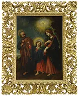 Unsigned, The Holy Family, Oil on canvas