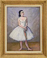Louis Kronberg, Dancer in White, Oil on canvas