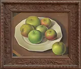 Carlos Chevilly, Still Life with Apples, Oil on canvas