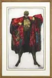 Dean Meeker, Joseph’s Coat, Limited edition color lithograph showing a standing man with a colorful coat