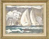 Gifford Beal, Sailboat Sketch