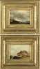 Dr. Edward Ruggles, Pair of Miniature Paintings, Oil on paper mounted on light board. 1)