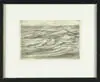 Waves by Charles Herbert Woodbury, Etching on paper scene shows waves, sold Aug 2005