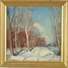 Emile Albert Gruppe, Winter Landscape