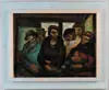 Albert Pels, Express Train, Oil on canvas scene shows four men, two women and a child crowded in train. The men are sleeping