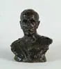Jo Davidson, Marshall Foch, Bronze bust of a military officer wearing uniform