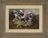 Waldo Peirce, Pansies, Oil on canvas