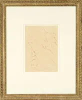 Alpine Motive by Marsden Hartley, Ink on paper, sold Aug 2017