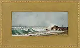 Alfred Thompson Bricher, Crashing Waves Along the Coast