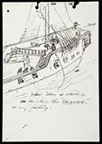 Andrew Wyeth, Manuscript Two Page Autographed Letter and Original Sketch, Ink on paper